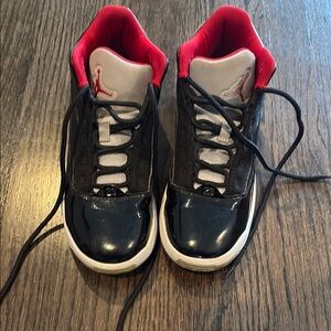 Kids Black and Red Sneakers